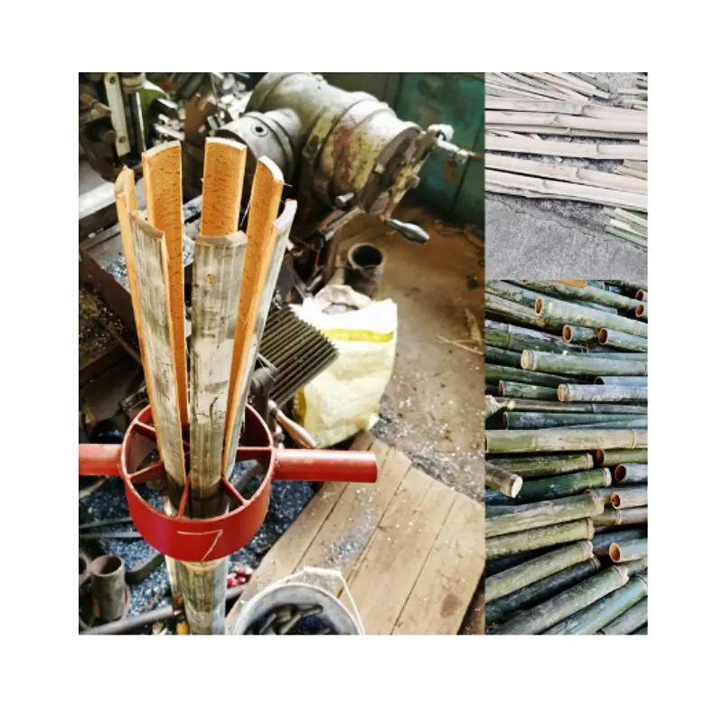 bamboo split machine made/bamboo breaking machine