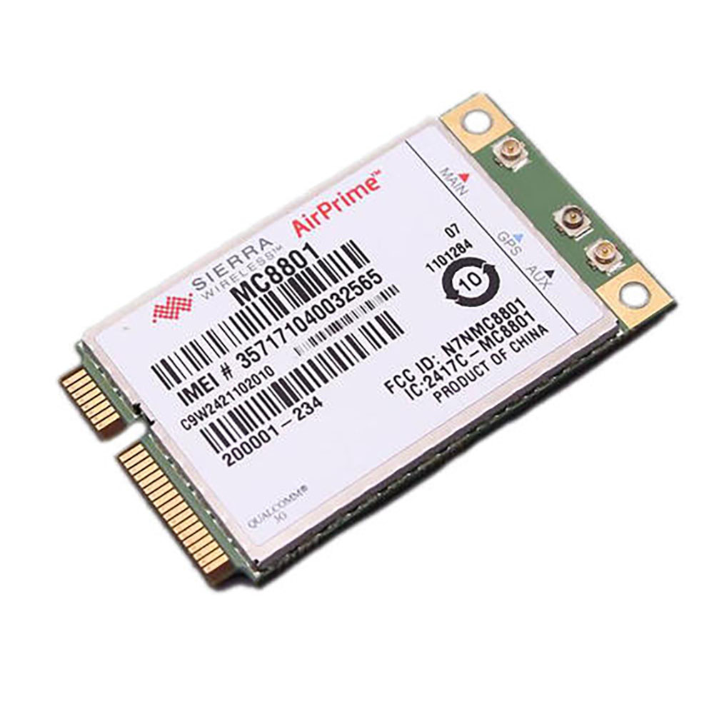 Оригинальная 3G HSPA Беспроводная WLAN мини PCIe карта Sierra MC8801 Беспроводная 3g WWAN Mini Pci-E WCDMA модуль до 42 Мбит/с HSPA +