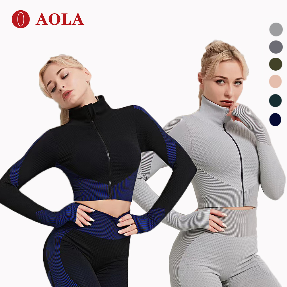 AOLA, оптовая продажа, спортивные штаны для женщин, три предмета, одежда для йоги, леггинсы для фитнеса, одежда для спортзала, спортивный бюстгальтер и леггинсы, комплекты