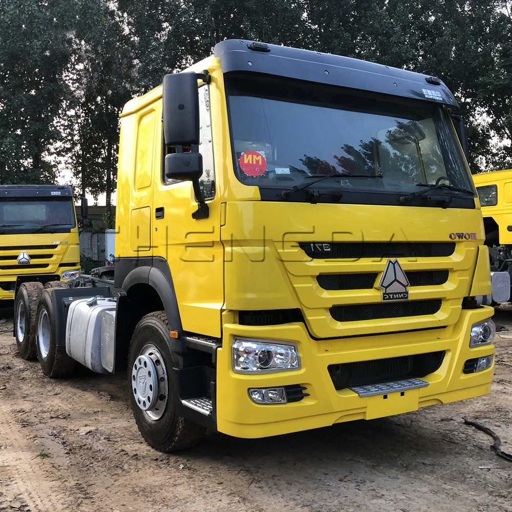 3 оси 6x4 дешевые б/у силовые прицепы SINO Prime Mover Howo б/у тракторный прицеп для продажи головка грузовика