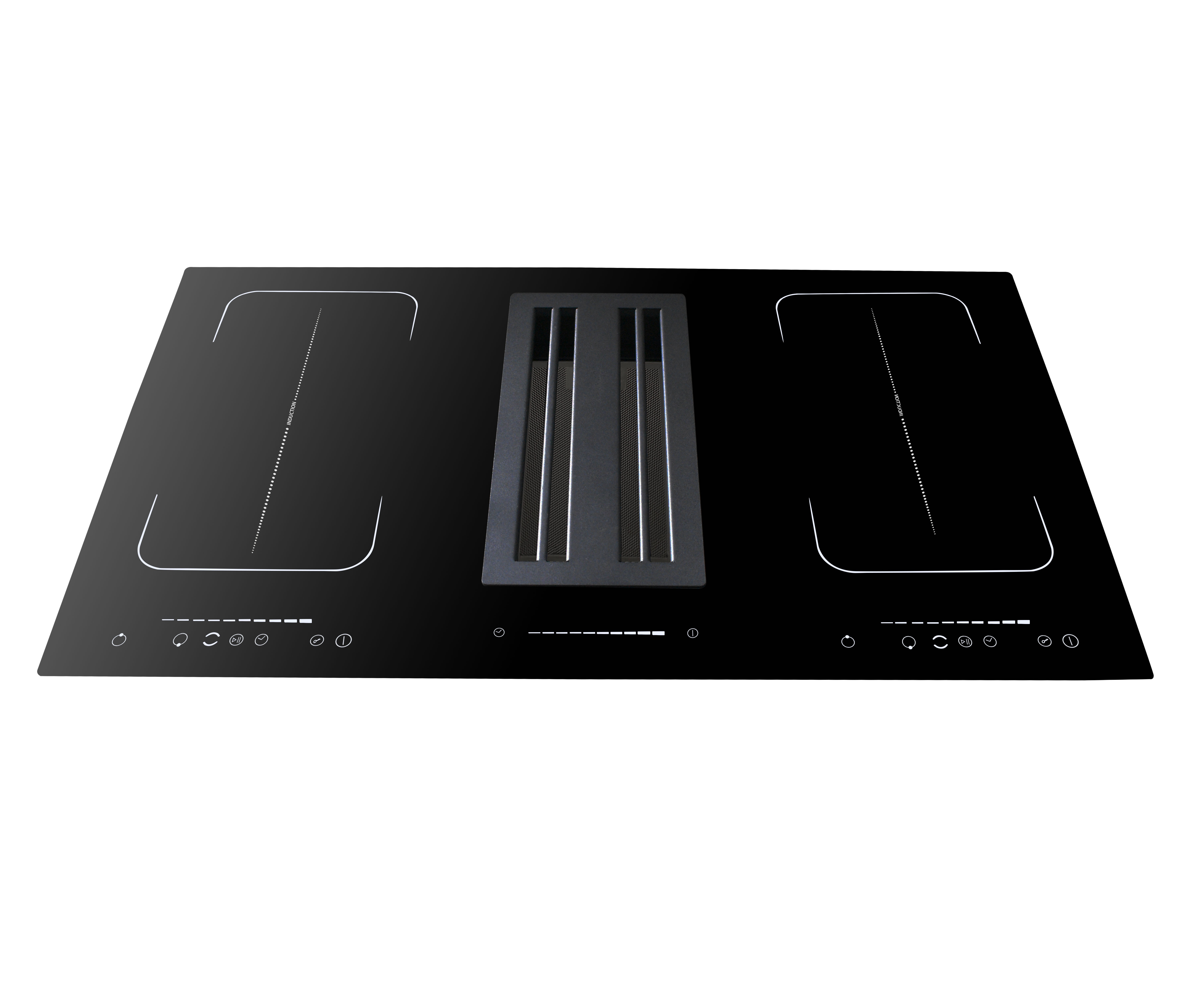 Комбинированная индукционная варочная поверхность Downdraft hood