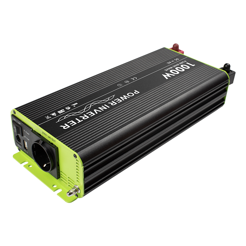 Power inverter 1000W pure sine wave dc 12v/24v to ac used RV/yacht/home/outdoor