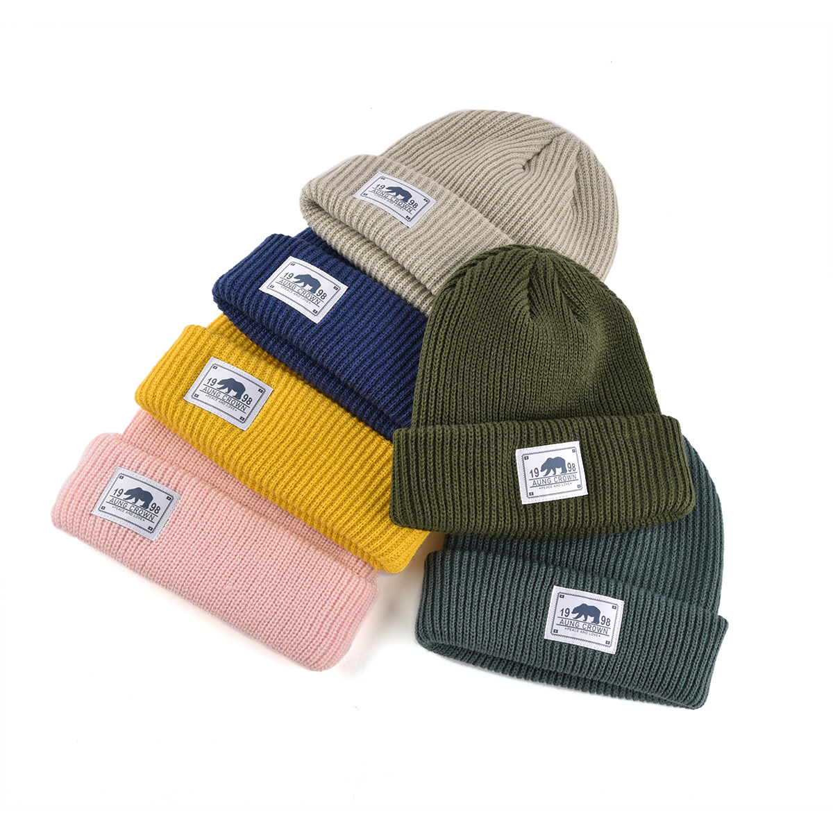 Custom Logo Winter Sport Men Women Beanie Hat Fashion Outdoor Simplicity Knitted Winter Hat