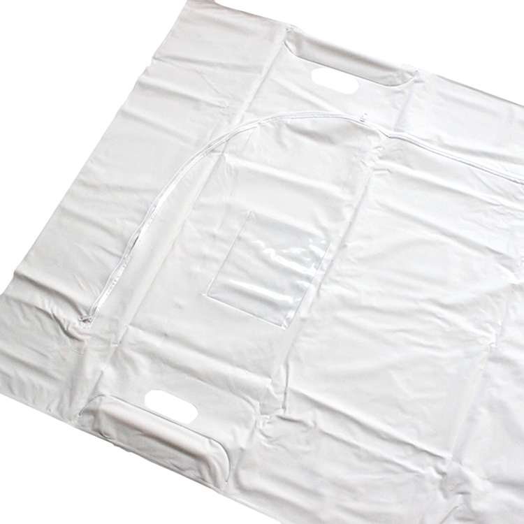 Factory Sale Funeral White Color Bodybag Funeral Scrub Packaging Corpse Bag