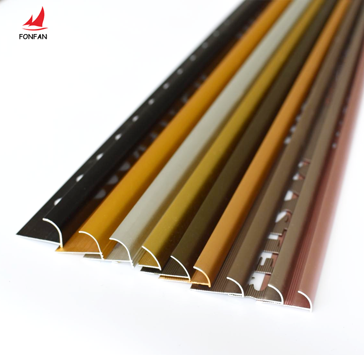 Для кафельной плитки (Tile trim) алюминиевый различный цвет металла керамического края полоски