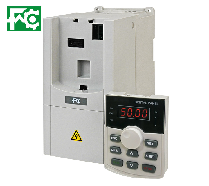FC160 series 220v Three Phase/ Single phase input 0.4kw-15KW VFD Vector Control Frequency Inverter 50HZ/60HZ