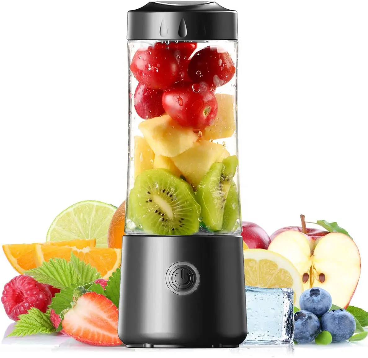 2021 Portable Blender Personal Size Juicer Cup for Smoothies blenders Shakes USB Rechargeable with Six Blades for Sports Travel