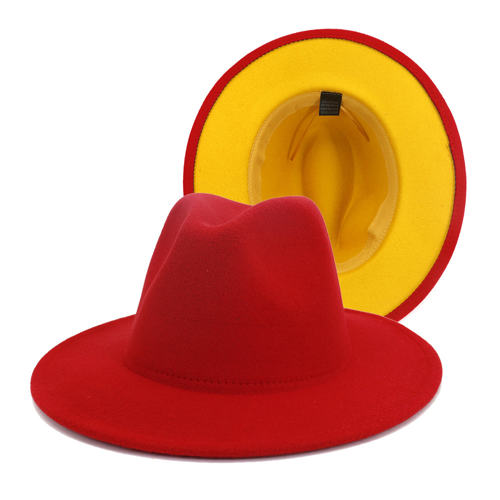 High Quality Child Fedora Hats Small Head Circumference Wide Brim Panama Jazz Fedora Hats Casual Parent And Child Fedora Caps