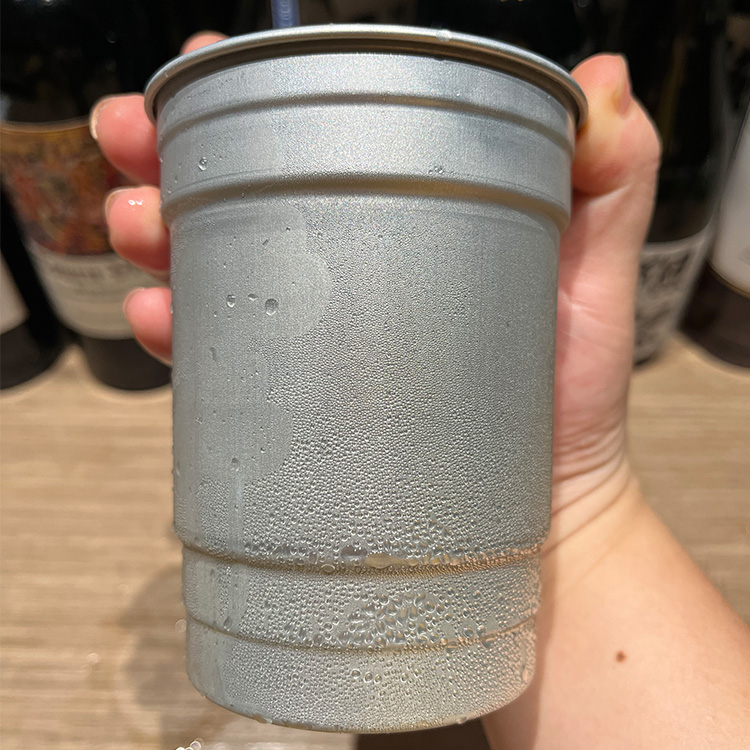 Hot Sale New Portable Recyclable Match Party Mug Cold Drink Coffee Milky Tea Beer Aluminum Cups Custom