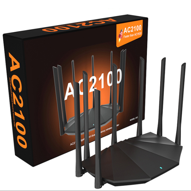 Wi-Fi-роутер Tenda AC23 Gigabit Dual-Band AC1200, беспроводной Wi-Fi-маршрутизатор простого настроения, ретранслятор Tenda AC23, глобальная версия
