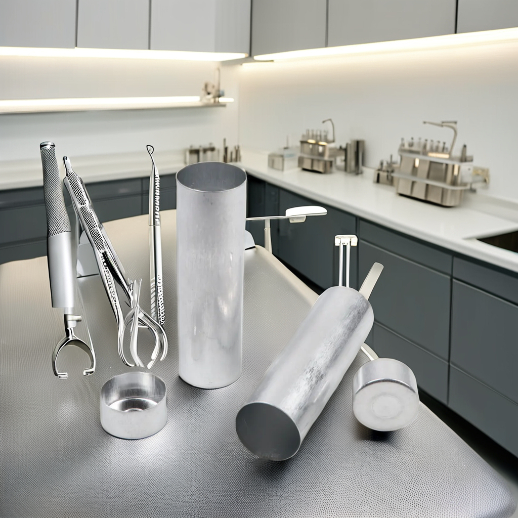 Dental Lab Use Flexible Denture Injection Machine Accessories Kit Electric Power Empty Cartridges Aluminium Tube Made Metal