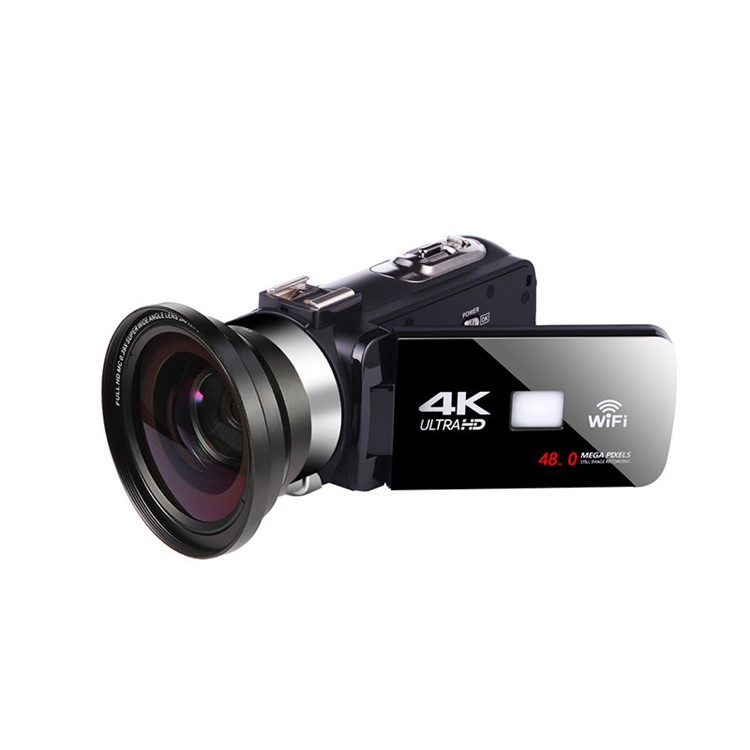 Заводская 4K видеокамера HDV4K портативная камера HD Цифровая 1080P Поддержка WiFi с широкоугольным объективом высокое качество