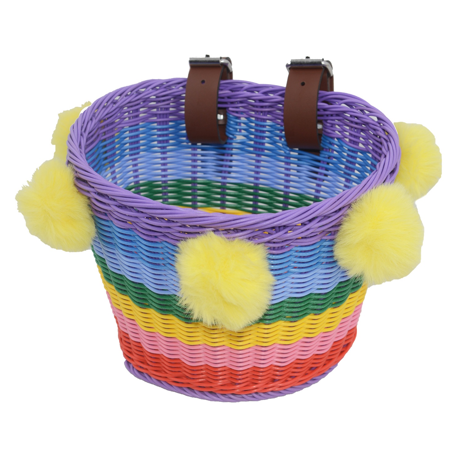 New Design Cheap Price Colorful Plastic Bike Basket Large Capacity Durable Bicycle Front Basket