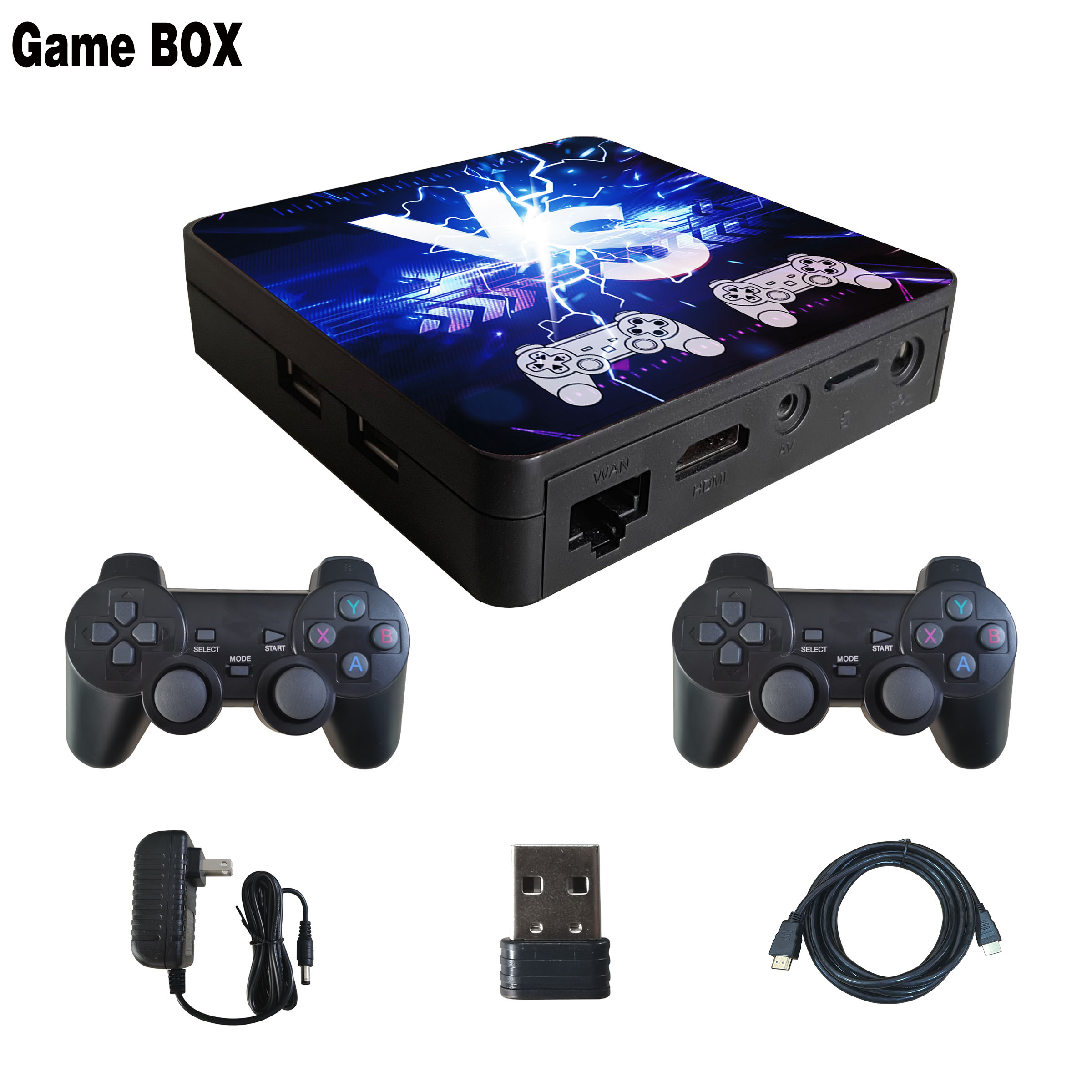 Factory produces TV game boxes game consoles 8k video consoles 64gb lite 4k 20000 portable classic arcade game boxes