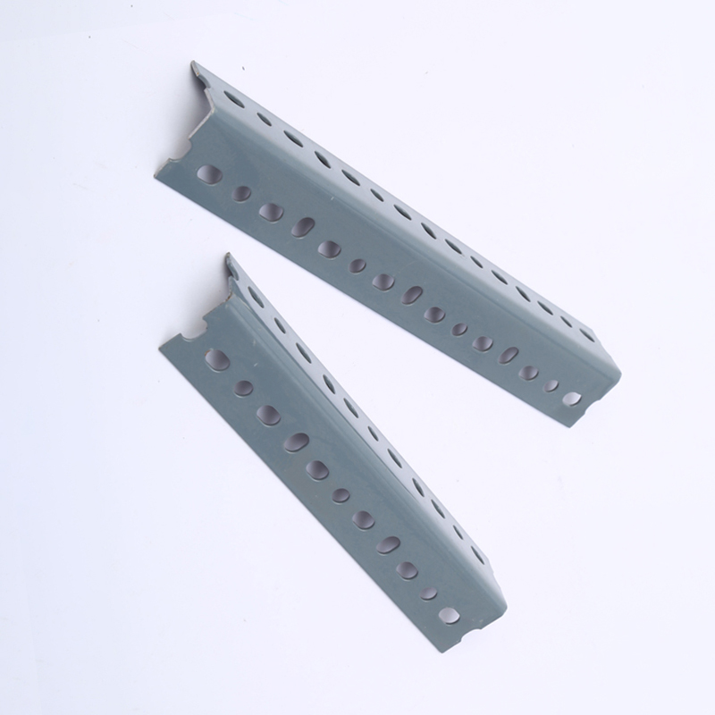 shandong factory direct perforated punched hole steel slotted angle bar boted metal iron shelving rack for household,warehouse
