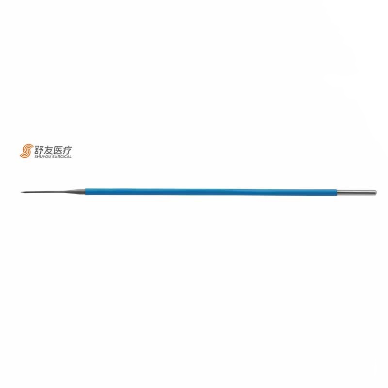 Promotional coating non-stick needle type insulated extension 150mm electrosurgical electrode