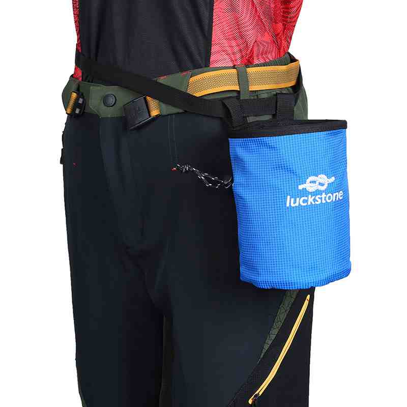 Five color anti talc climbing waist hanging magnesium gymnastics fitness chalk bag