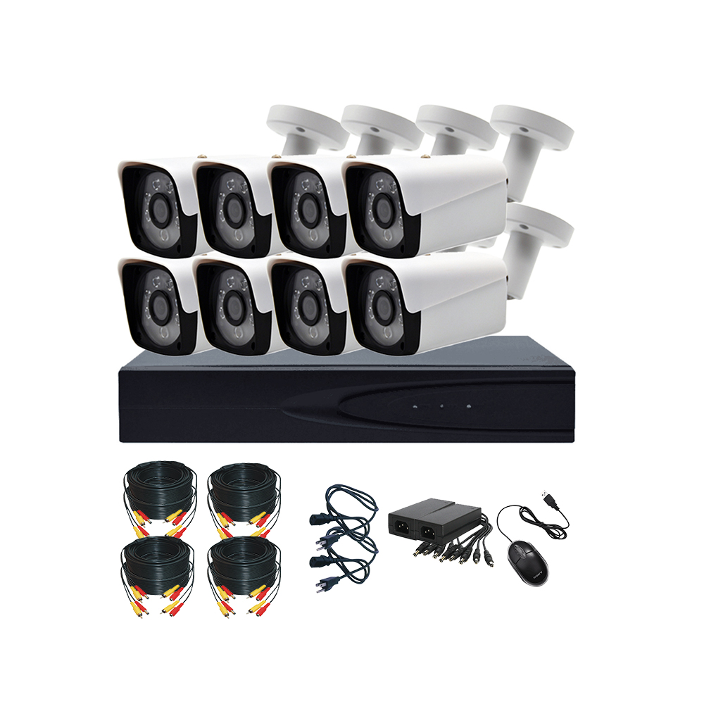 GSA 8ch 5mp cctv camera AHD DVR kit Система безопасности с поддержкой распознавания лица