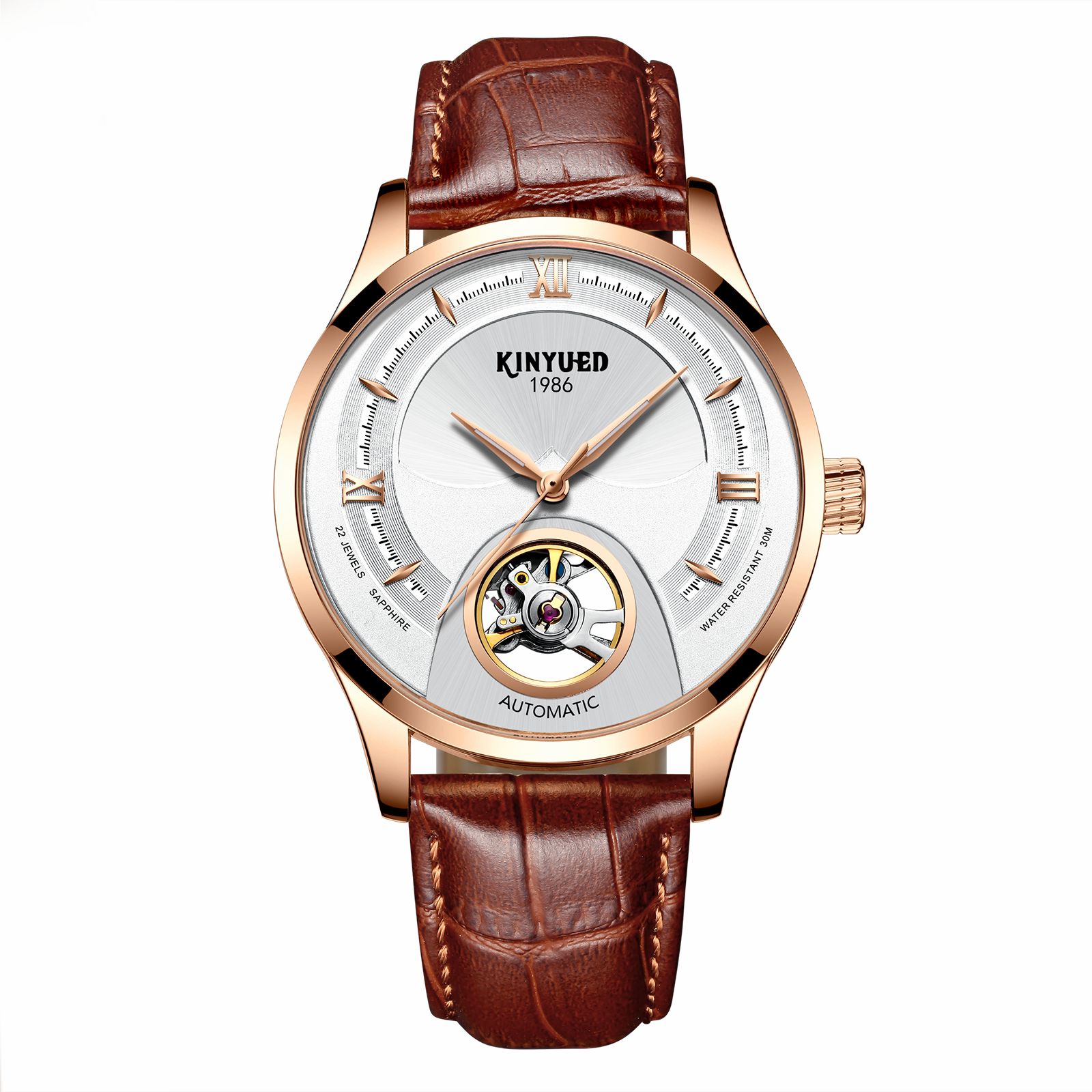 Other Watches Manufacturer Tourbillon Watch Montre Relogio Leather Watch Strap Waterproof