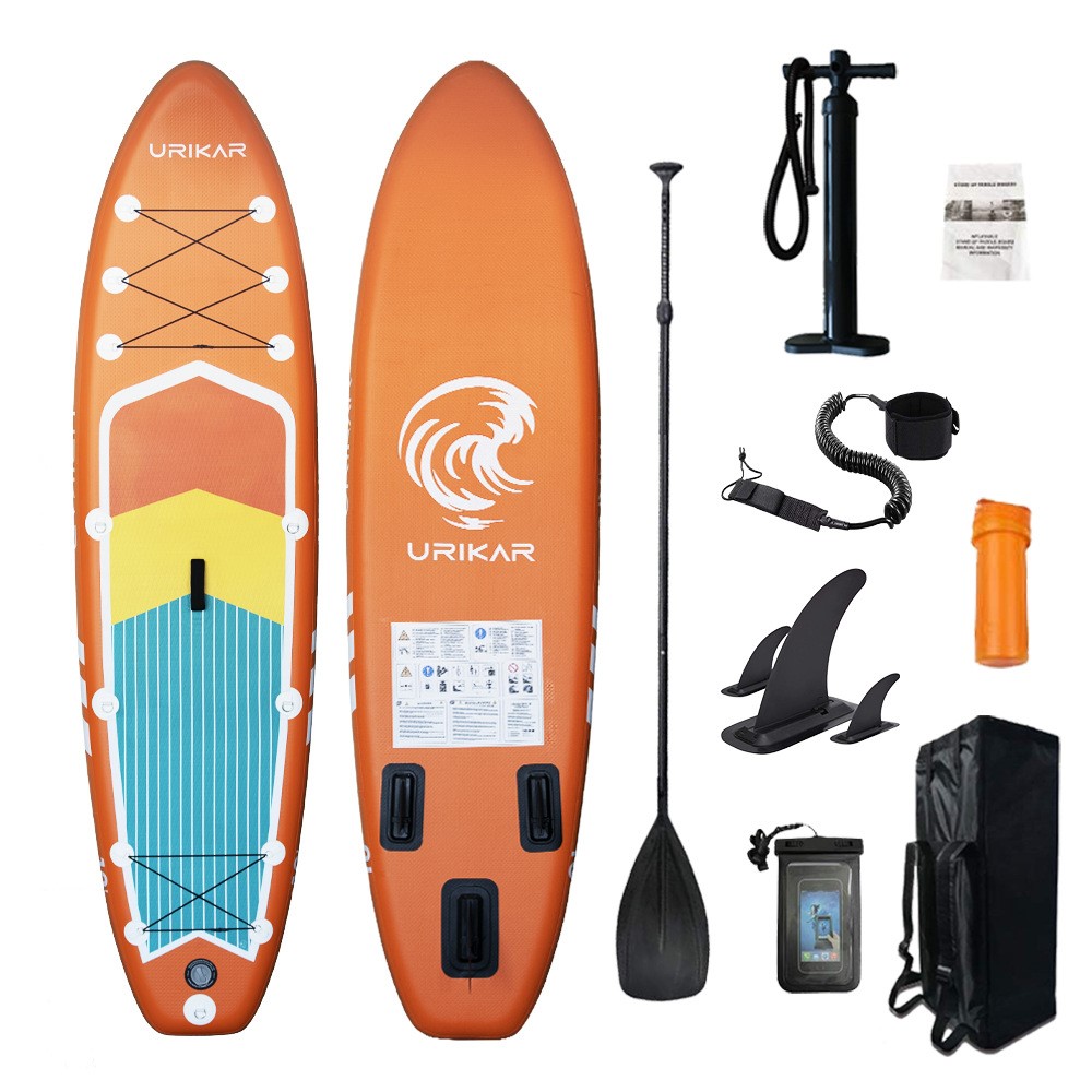 wholesale OEM design dropshipping fiberglass waterproof soft top pvc air inflate stand up sup paddle surf board with fins