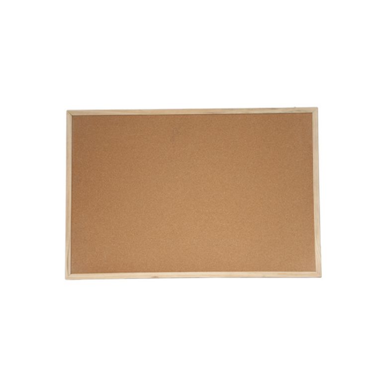 Bulletin Board Paper Wood Frame Linen Bulletin Board Cork Adhesive