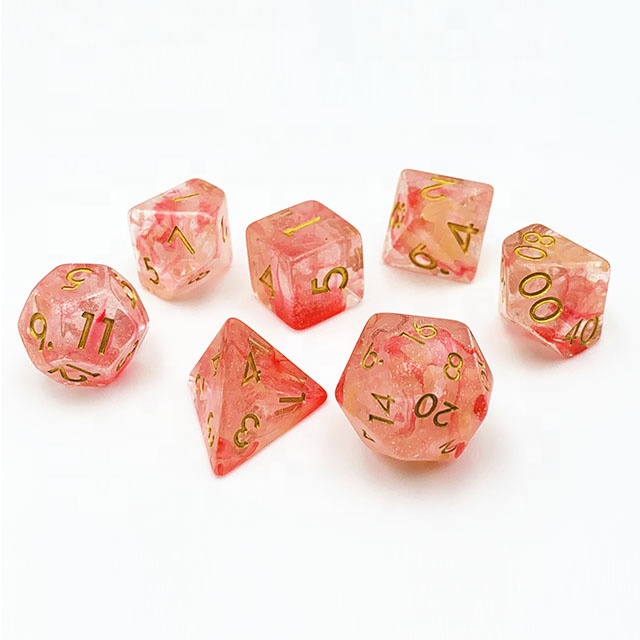 Набор полигедральных игральных костей для ролевых игр dnd 16 мм, полимерные кости на заказ