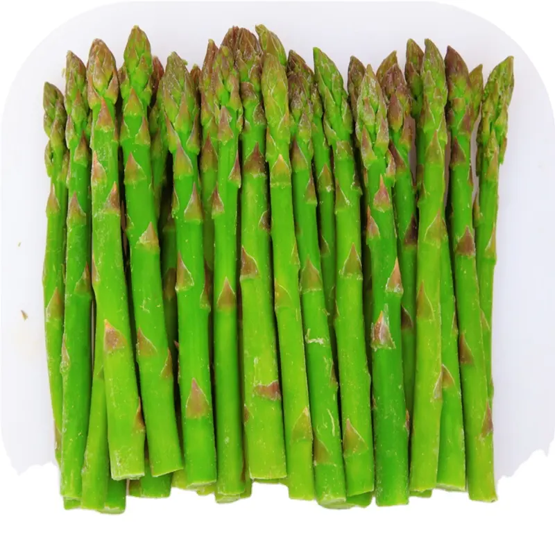 IQF  Frozen Vegetables IQF Frozen Green Asparagus Spears Frozen Asparagus Spear Cuts and Tips Chinese Healthy Vegetables