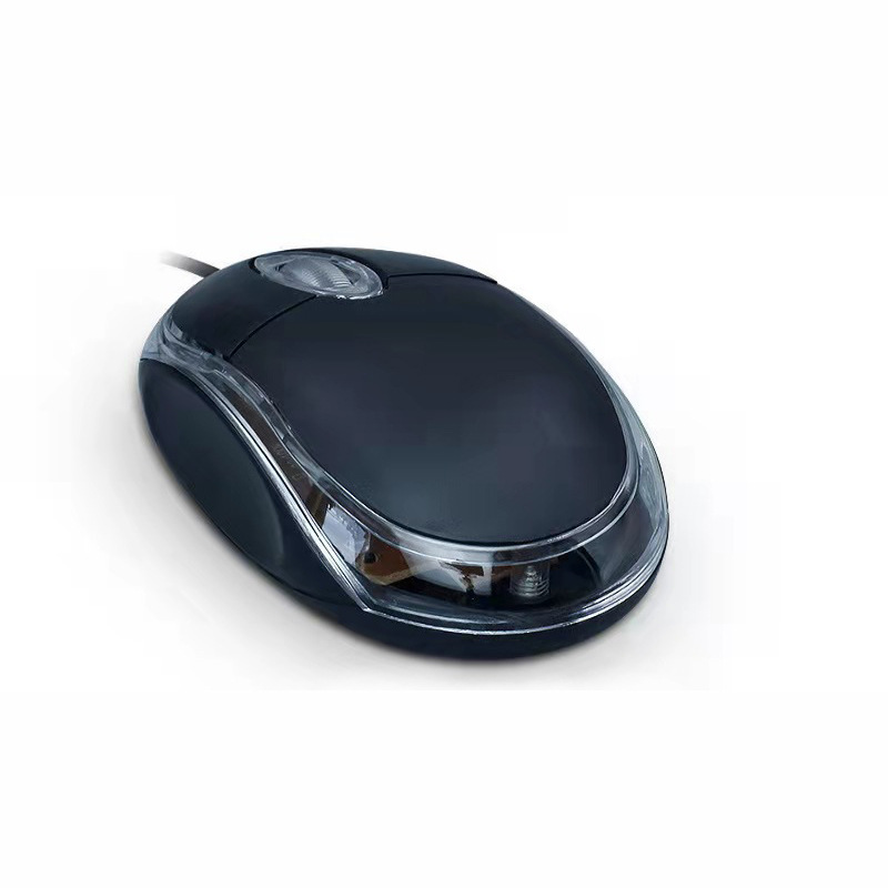 Small photoelectric luminous transparent mouse notebook desktop computer wholesale