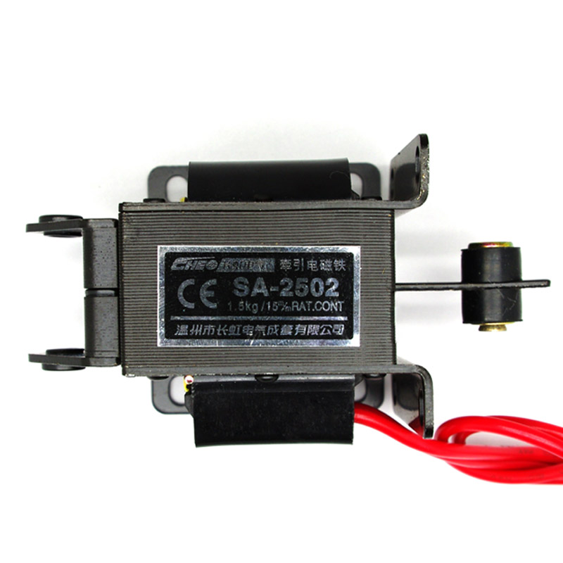 SA-2502 1.5kgf 14.7N 15 мм пуш-ап переменного тока solenoide Электромагнит линейный соленоид