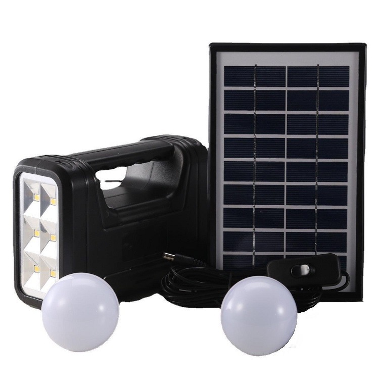 Portable Home Solar Battery Kit with Lighting Kit Solar Energy Panel Storage Battery System