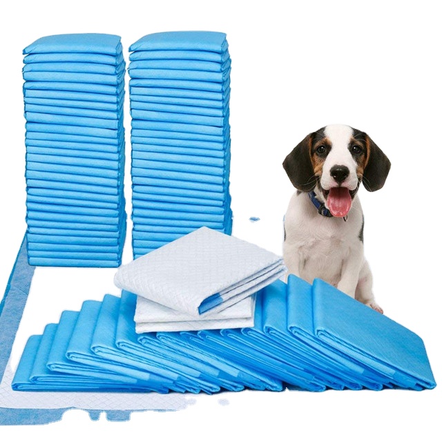 Non-toxic and biodegradable disposable 100% cotton dog changing pad environmentally friendly puppy pet training pad