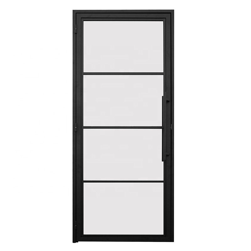 metal window frame unbreakable interior glass french door and window for sale