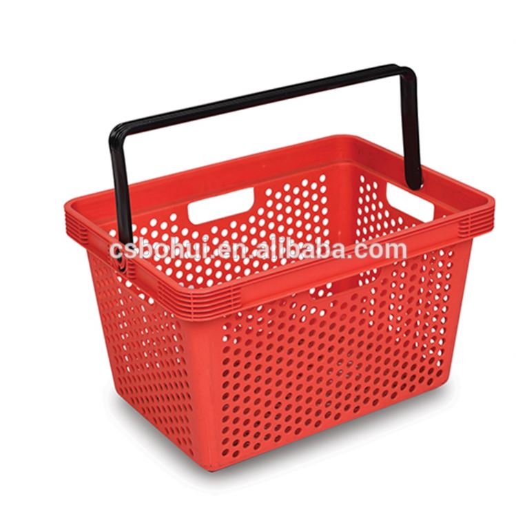 selling retail plastic supermarket shopping basket