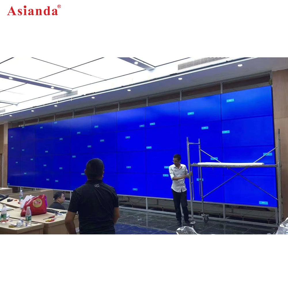 4K низкая цена 55 "для крепления на панель 3x3 процессор видеостены контроллер реклама экран не Дисплей LCD Видео стена