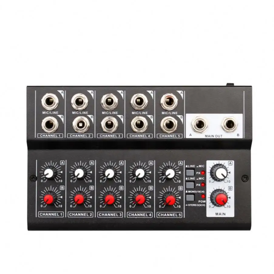 10 canales mixer consola de audio digital usb dj equalizer amplifier consoler audio sound