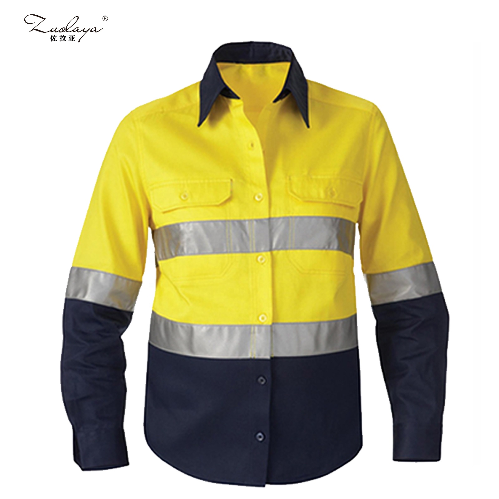 Amazon hot sell free workwear Available Reflector Jackets 100%cotton Safety Reflective Road Safety Jacket For Construction