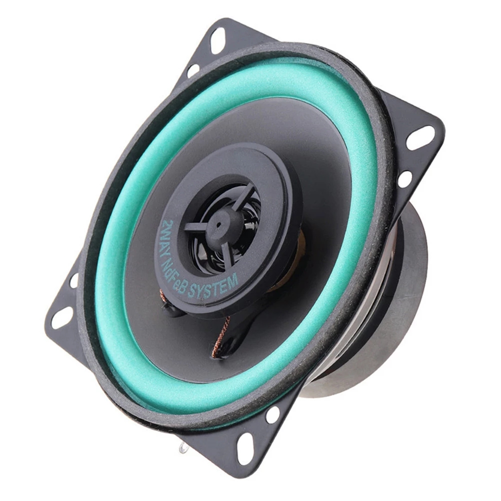 4 дюйма 2 Way 100W универсальноедля автомобиля HiFi коаксиальный динамик аудио громкий динамик