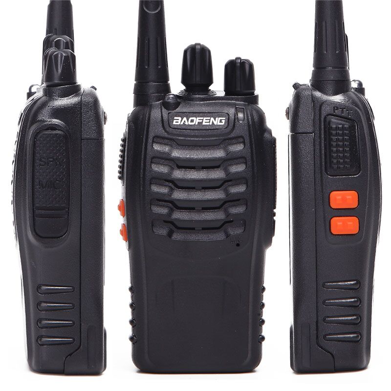 Переносная рация Baofeng 888S дальнего действия, 3 км, УВЧ, УВЧ, портативный трансивер, pmr, двусторонняя радиосвязь, для активного отдыха, походов, приключений
