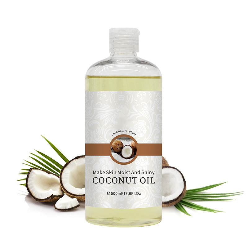 RONIKI Private Label Refined Coconut Oil 500ML Body Care Virgin coconut oil Massage Oil For All Skin