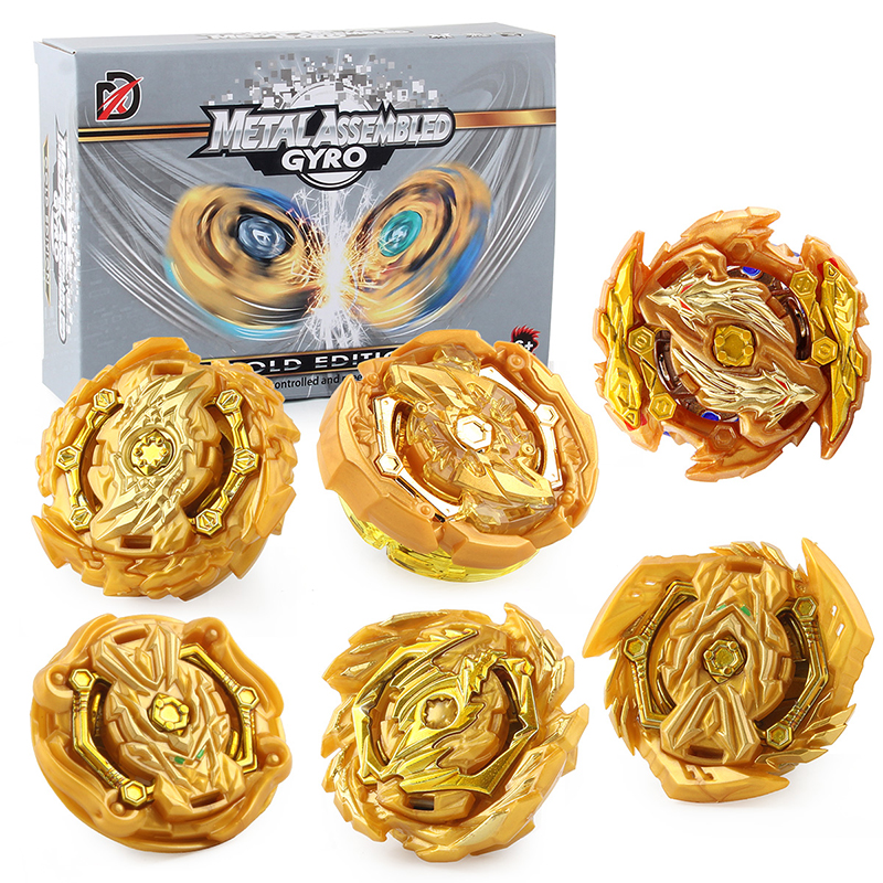 Набор топов Beyblades из металла Fusion Gold, набор игрушек Bayblades Burst Evolution Sparking