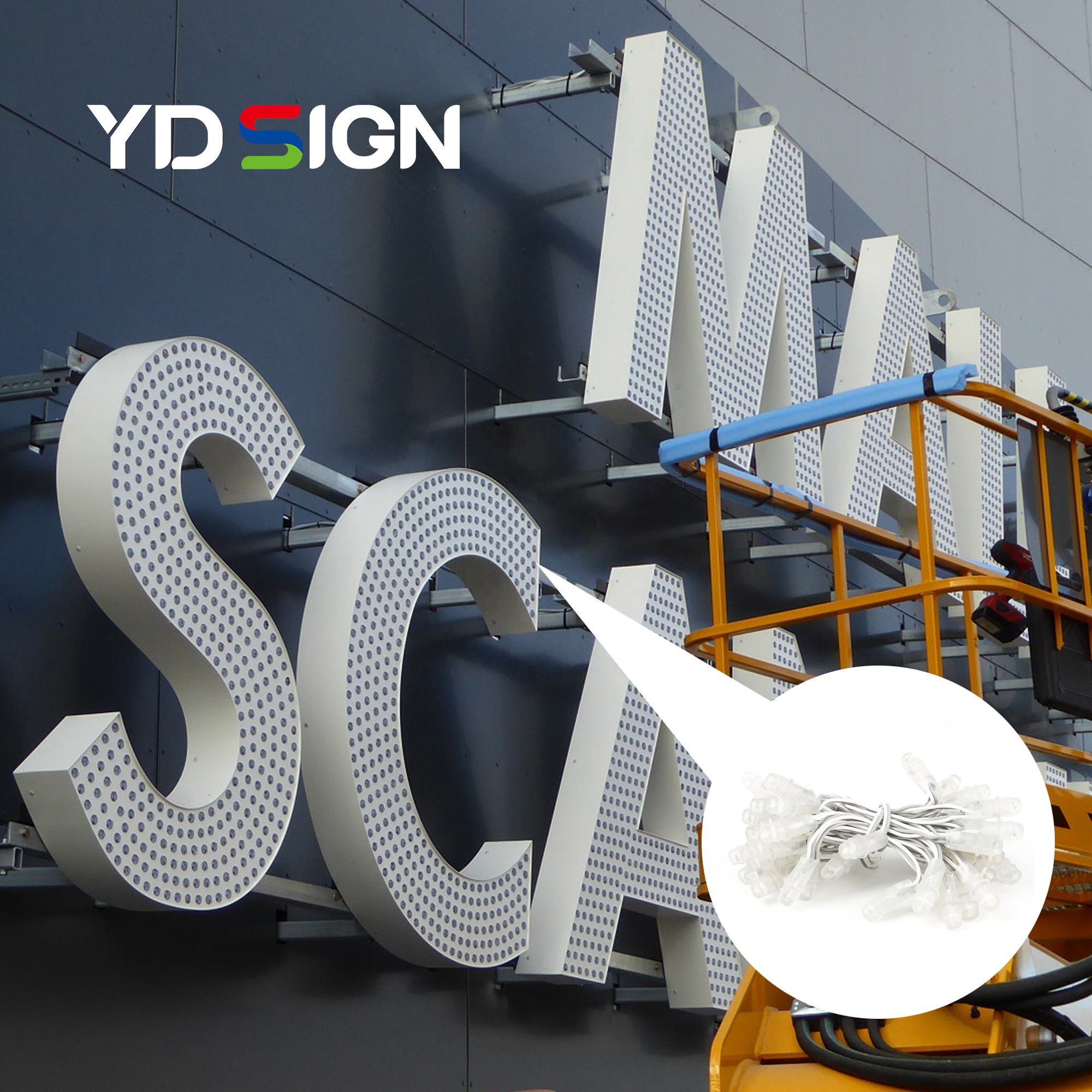 Led digital signage display led illuminated signs