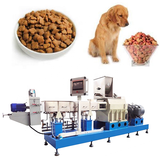 Dog Food Manufacturing Machine Pet Dog Biscuit Making Machinery Extruder