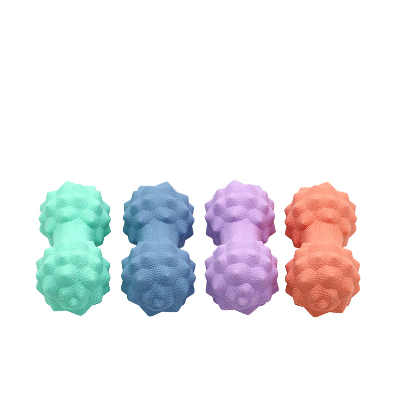 TPR Material Peanut Yoga Ball Self Massage Roller for Release Back Foot Neck Spine Shoulder Massage Tool Ball