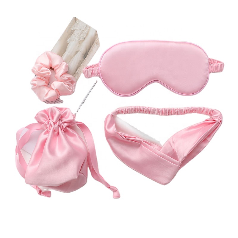 Роскошные повязки на голову класса 6А для сна Eyemask с сумочкой
