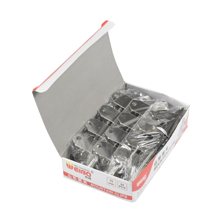 WEIBO Custom ticket metal clips round steel binder paper clip WB-3005
