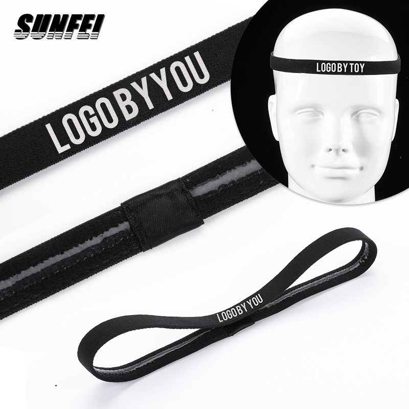 Sunfei спортивные ленты для волос, фитнес-повязка, повязка на голову, персонализированные пользовательские повязки на голову для женщин, эластичная активная повязка на голову