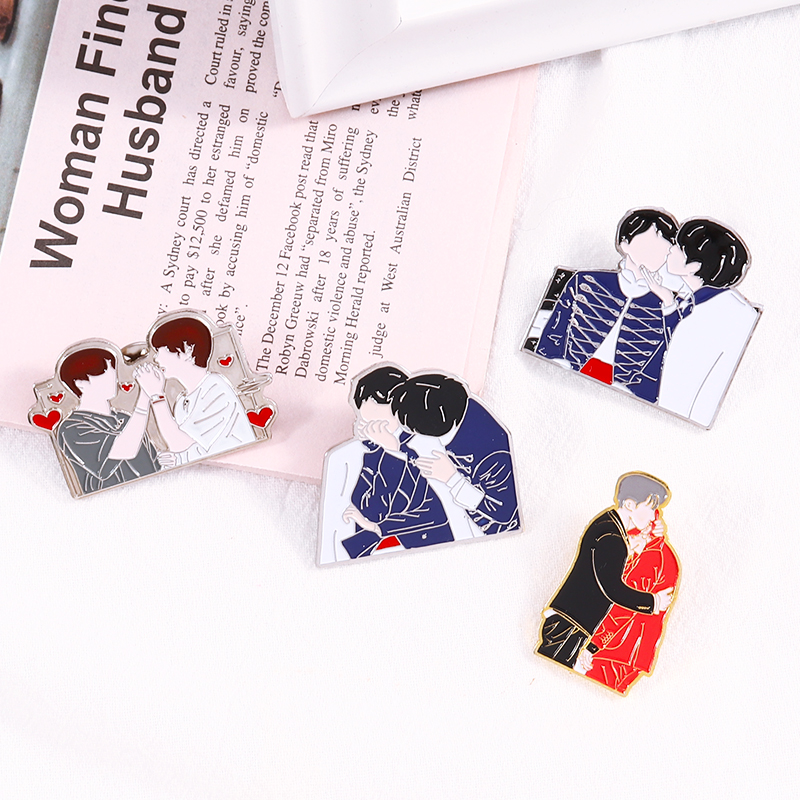 Оптовая продажа KPOP Bangtan булавка для мальчиков Vkook Taekook эмалированная булавка брошь на лацкане металлические значки броши