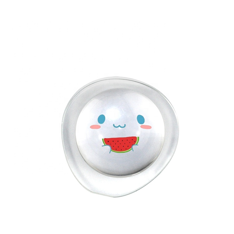 Custom hot selling sublimation blank crystal Hemisphere DIY crystal trophy Christmas gift
