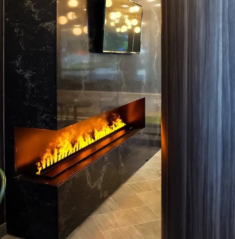 New design innovative american style automatic ethanol fireplace burner