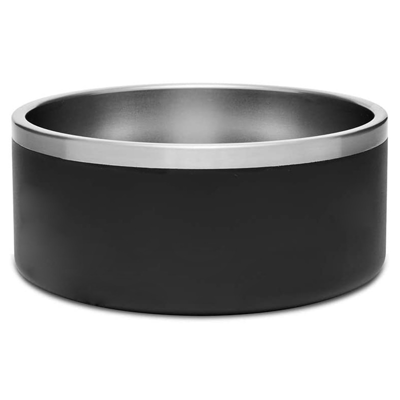 32/64 ozDouble wall из нержавеющей стали с вакуумной изоляцией миски для собак Нескользящие миски для домашних животных с резиной